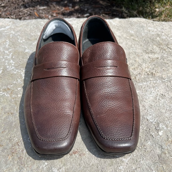 Men’s Dark Brown Banana Republic Harrison Dress Shoes - Picture 2 of 8
